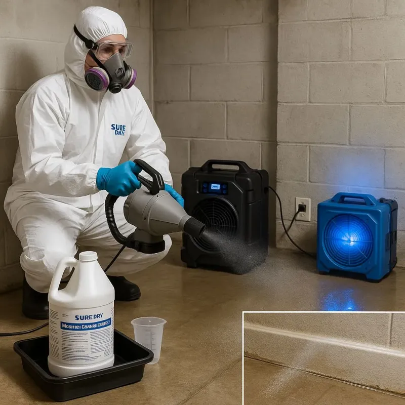 Sanitization and Odor Removal process in Milford, PA