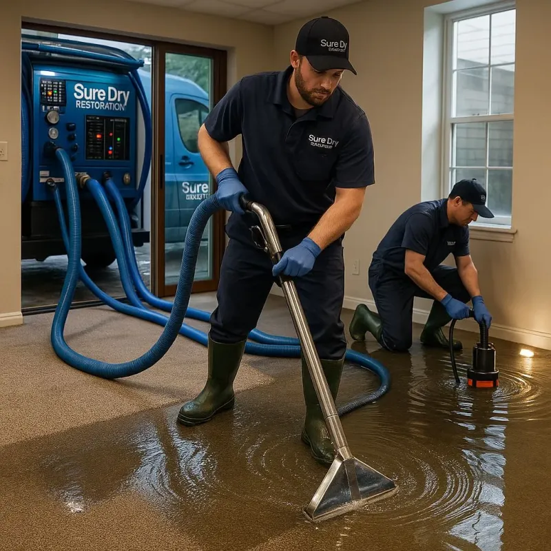 Water Extraction and Removal process in Milford, PA